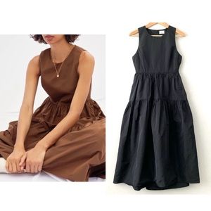 Wilfred Mescal Taffeta Midi Dress